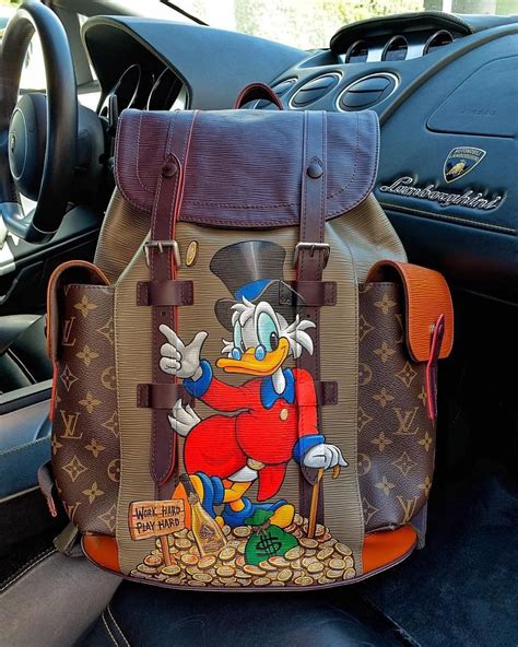 louis vuitton mickey mouse backpack.